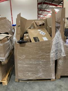 Lot 542  
            Chesterfield SR40 - Collection or Optional Delivery Available 

                
PALLET OF ASSORTED ITEMS TO INCLUDE HAPE 18-36 MONTHS FAST FLIP RACETRACK (LOCATI...