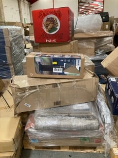 Lot 597  
            Chesterfield SR40 - Collection or Optional Delivery Available 

                
PALLET OF ASSORTED ITEMS TO INCLUDE PHILIPS 5000 SERIES CERAMIC FAN HEATER (LOCAT...