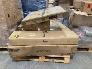 Lot 598  
            Chesterfield SR40 - Collection or Optional Delivery Available 

                
PALLET OF ASSORTED ITEMS TO INCLUDE HETTON CORNER COMPUTER DESK IN GREY (LOCATION...