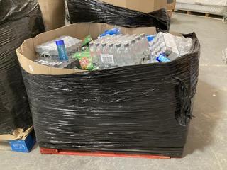 Lot 59  
            Chesterfield SR40 - Collection Only 

                
PALLET OF ASSORTED ITEMS TO INCLUDE CAN ON WONKY ICE FLAT WHITE 250ML BBE- 02/07/...