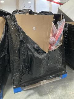 Lot 63  
            Chesterfield SR40 - Collection or Optional Delivery Available 

                
PALLET OF ASSORTED ITEMS TO INCLUDE OUTDOOR STORAGE BIN IN BLACK (LOCATION: B5)