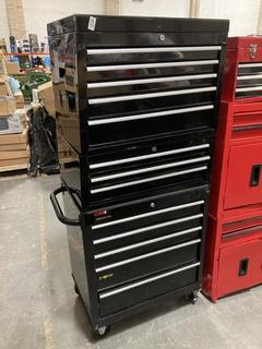 Lot 642  
            Chesterfield SR40 - Collection or Optional Delivery Available 

                
3 X TOOL CHESTS TO INCLUDE 5 DRAWER TOOL CHEST IN BLACK (LOCATION: B6)
