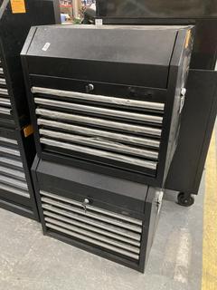 Lot 648  
            Chesterfield SR40 - Collection or Optional Delivery Available 

                
2 X 6 DRAWER TOP TOOL CHESTS IN BLACK (LOCATION: B6)