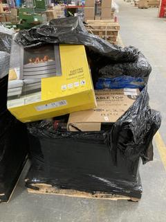 Lot 653  
            Chesterfield SR40 - Collection or Optional Delivery Available 

                
PALLET OF ASSORTED ITEMS TO INCLUDE RUSSELL HOBBS TABLE TOP DISHWASHER (LOCATION:...