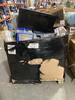 Lot 659  
            Chesterfield SR40 - Collection or Optional Delivery Available 

                
PALLET OF ASSORTED ITEMS TO INCLUDE RUSSELL HOBBS STEAM CLEANER (LOCATION: B6)