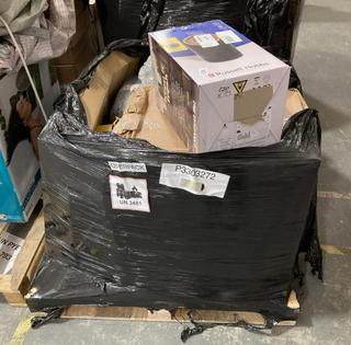 Lot 660  
            Chesterfield SR40 - Collection or Optional Delivery Available 

                
PALLET OF ASSORTED ITEMS TO INCLUDE RUSSELL HOBBS AIR PURIFIER (LOCATION: B6)