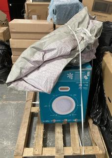 Lot 661  
            Chesterfield SR40 - Collection or Optional Delivery Available 

                
PALLET OF ASSORTED ITEMS TO INCLUDE BESTWAY CANCUN LAY-Z-SPA (LOCATION: B6)