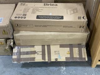 Lot 126  
            Chesterfield SR35 - Collection or Optional Delivery Available 

                
3 X ASSORTED ITEMS TO INCLUDE HIGHGATE 2 DOOR 2 DRAWER SIDEBOARD IN NAVY BLUE AND...