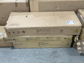 Lot 127  
            Chesterfield SR35 - Collection or Optional Delivery Available 

                
3 X ASSORTED ITEMS TO INCLUDE ATLANTIC LARGE SIDEBOARD WITH LED IN WHITE - ORIGIN...