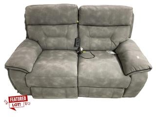 Lot 13  
            Chesterfield SR35 - Collection or Optional Delivery Available 

                
DFS 2 SEATER POWER RECLINER SOFA IN SMOKE GREY FABRIC (LOCATION: SR35) (VNX12DEIG)