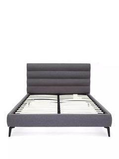 Lot 146  
            Chesterfield SR35 - Collection or Optional Delivery Available 
                
PRAGUE FABRIC KING BEDFRAME ORIGINAL RRP - £299 (COMPLETE SET)(LOCATION: SR35) (V...