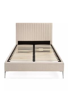 Lot 156  
            Chesterfield SR35 - Collection 
                
EMELIA DOUBLE FABRIC BED FRAME IN CREAM - ORIGINAL RRP £399 (BOX 1 OF 4, 2 OF 4, ...