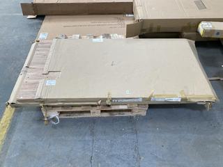 Lot 158  
            Chesterfield SR35 - Collection 
                
NIKOMEDES 180CM DINING TABLE IN DARK OAK/BLACK METAL ORIGINAL RRP - £249 (TOPS ON...