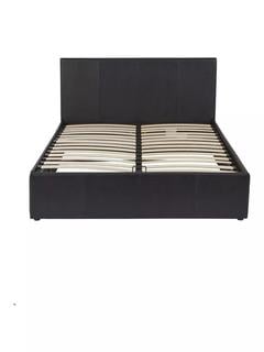 Lot 159  
            Chesterfield SR35 - Collection or Optional Delivery Available 
                
MARSTON FAUX LEATHER DOUBLE LIFT UP BED IN BLACK - ORIGINAL RRP £269 (BOX 1 OF 2 ...