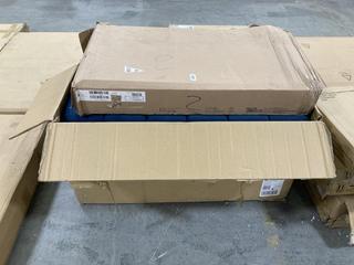 Lot 180  
            Chesterfield SR35 - Collection or Optional Delivery Available 

                
DAKOTA OTTOMAN IN NAVY BLUE FABRIC TO INCLUDE 3 DRAWER CHEST (LOCATION: SR35)