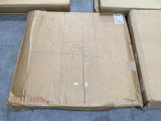 Lot 182  
            Chesterfield SR35 - Collection or Optional Delivery Available 

                
110CM ROUND DINING TABLE IN BLACK - ORIGINAL RRP £299 (VXNX3) (LOCATION: SR35)