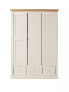 Lot 190  
            Chesterfield SR35 - Collection or Optional Delivery Available 

                
HANNAH 3 DOOR 3 DRAWER WARDROBE IN CREAM AND OAK (PGN6J) (LOCATION: SR35)