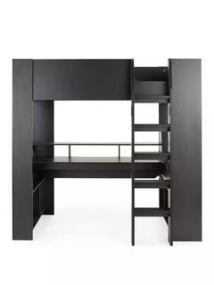 Lot 205  
            Chesterfield SR35 - Collection or Optional Delivery Available 

                
MAVERICK GAMING HIGH SLEEPER BED IN BLACK - ORIGINAL RRP £449 (LOCATION: SR35) (V...