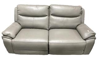 Lot 215  
            Chesterfield SR35 - Collection or Optional Delivery Available 

                
DFS DOUBLE SOFA WITH RECLINING FEATURES IN GREY LEATHER STYLE (LOCATION: SR35)