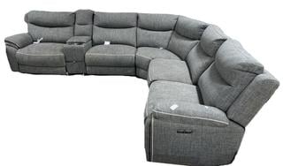 Lot 216  
            Chesterfield SR35 - Collection or Optional Delivery Available 

                
DFS CORNER PIECE 3 SEATER SOFA WITH CENTRAL CONSOLE AND CABINET/DRINKS HOLDER IN ...
