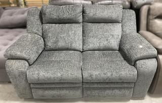 Lot 219  
            Chesterfield SR35 - Collection or Optional Delivery Available 

                
DFS DOUBLE SOFA IN DARK/SLATE GREY FABRIC FINISH WITH MANUAL RECLINING FEATURES (...