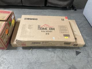 Lot 280  
            Chesterfield SR35 - Collection or Optional Delivery Available 

                
HOMCOM COMPUTER DESK IN WHITE - ORIGINAL RRP £139 (LOCATION: SR35)