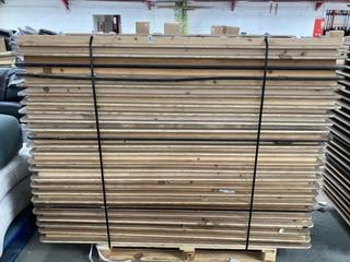 Lot 323  
            Chesterfield SR35 - Collection or Optional Delivery Available 

                
25 WOODEN TABLES WITH COLLAPSABLE LEGS, WOODEN WITH BLACK FOLDING LEGS (LOCATION:...