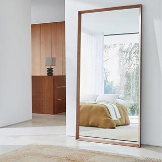 Lot 353  
            Chesterfield SR35 - Collection 
                
LA REDOUTE MIRROR WITH NATURAL WOOD FINISH FRAME (COLLECTION ONLY) (LOCATION: SR35 )