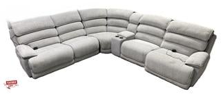 Lot 36  
            Chesterfield SR35 - Collection or Optional Delivery Available 

                
DFS 5 SEATER POWER RECLINER SOFA WITH CONSOLE UNIT IN FOG LIGHT GREY FABRIC - ORI...