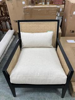 Lot 373  
            Chesterfield SR35 - Collection or Optional Delivery Available 

                
LA REDOUTE WOVEN SINGLE CHAIR WITH TWO PILLOWS (688041) (LOCATION: SR 35