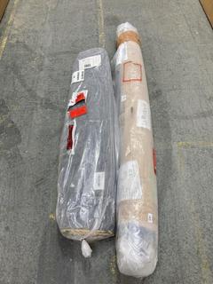 Lot 376  
            Chesterfield SR35 - Collection or Optional Delivery Available 

                
2 X LA REDOUTE RUGS INCLUDING 1X GREY THINKRUGS GREY 1X BROWN WOVEN EFFECT RUG (L...