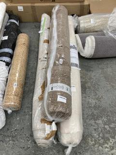 Lot 396  
            Chesterfield SR35 - Collection or Optional Delivery Available 

                
A SELECTION OF 3 X LA REDOUTE RUGS TO INCLUDE A 120X170CM MID BROWN WOVEN/TEXTURE...