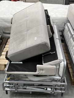 Lot 39  
            Chesterfield SR35 - Collection or Optional Delivery Available 

                
DFS 2 SEATER SOFA BED IN LIGHT GREY FABRIC (LOCATION: SR35)