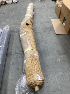 Lot 406  
            Chesterfield SR35 - Collection or Optional Delivery Available 

                
LA REDOUTE LARGE WOVEN LIGHT BROWN/BROWN TEXTURED STYLED RUG PLAITED/WOVEN FINISH...