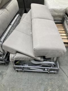 Lot 40  
            Chesterfield SR35 - Collection or Optional Delivery Available 

                
DFS 2 SEATER SOFA BED IN LIGHT GREY FABRIC (LOCATION: SR35)