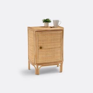 Lot 417  
            Chesterfield SR35 - Collection or Optional Delivery Available 

                
LA REDOUTE BEDSIDE UNIT IN NATURAL/BROWN/OAK FINISH WOVEN STYLED DOOR/TOP WITH TW...