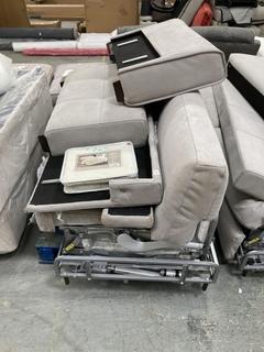 Lot 41  
            Chesterfield SR35 - Collection or Optional Delivery Available 

                
DFS 2 SEATER SOFA BED IN LIGHT GREY FABRIC (LOCATION: SR35)