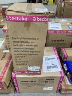 Lot 441  
            Chesterfield SR35 - Collection or Optional Delivery Available 

                
TECTAKE SET OF 2 ACCENT CHAIRS TO INCLUDE LUGGAGE SET IN MIKLA BURGUNDY (404991 4...