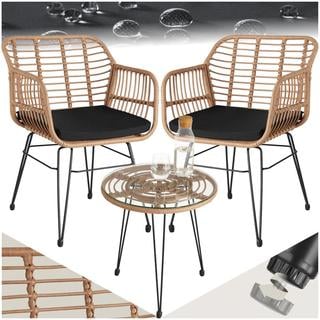 Lot 449  
            Chesterfield SR35 - Collection or Optional Delivery Available 
                
TECTAKE GARDEN TABLE AND CHAIRS MOLFETTA - 2 PERSON BISTRO SET, WEATHER AND UV-RE...