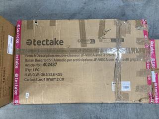 Lot 496  
            Chesterfield SR35 - Collection or Optional Delivery Available 

                
TECTAKE 3 DRAWER FILING CABINET IN GREY (LOCATION: SR35) (402487) (402487)