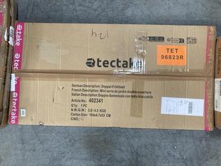 Lot 497  
            Chesterfield SR35 - Collection or Optional Delivery Available 

                
TECTAKE ALUMINIUM COLD FRAME (LOCATION: SR35)