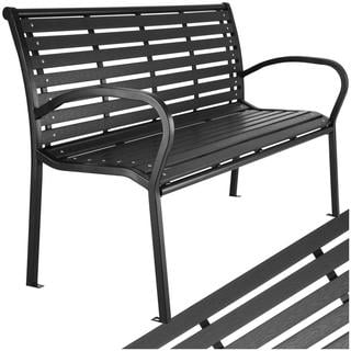 Lot 502  
            Chesterfield SR35 - Collection or Optional Delivery Available 

                
TECTAKE GARDEN BENCH PINO - 3-SEATER, STEEL FRAME, WEATHERPROOF, 126 X 62 X 81.5 ...