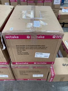 Lot 511  
            Chesterfield SR35 - Collection or Optional Delivery Available 

                
TECTAKE SET OF 2 DINING CHAIRS BETTINA IN BLACK TO INCLUDE TECTAKE SET OF 2 DININ...