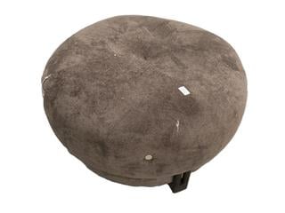 Lot 51  
            Chesterfield SR35 - Collection or Optional Delivery Available 
                
DFS FOOT POUFFE IN MOCHA BROWN (LOCATION: SR35)