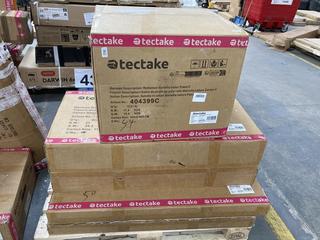 Lot 521  
            Chesterfield SR35 - Collection or Optional Delivery Available 

                
TECTAKE RATTAN GARDEN FURNITURE SET BARLETTA IN GREY/BEIGE SEATS 6 TO 8 PEOPLE (L...