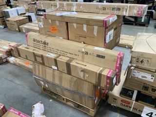 Lot 522  
            Chesterfield SR35 - Collection or Optional Delivery Available 

                
PALLET OF ASSORTED ITEMS TO INCLUDE TECTAKE RATTAN GARDEN FURNITURE SET IN NATURE...