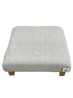 Lot 53  
            Chesterfield SR35 - Collection or Optional Delivery Available 
                
DFS MEDIUM FOOT POUFFE IN GREY (LOCATION: SR35)
