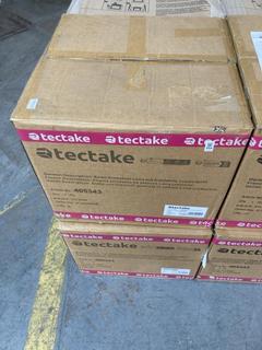 Lot 554  
            Chesterfield SR35 - Collection or Optional Delivery Available 

                
TECTAKE TO INCLUDE VELVET DINING CHAIR SET IN CREAM AND X 2 BOXES (LOCATION: SR35...