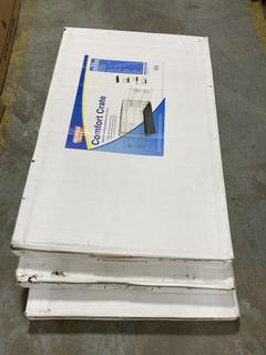 Lot 567  
            Chesterfield SR35 - Collection or Optional Delivery Available 

                
3 X ANIMAL INSTINCTS 125.5X9X78.5CM COMFORT CRATE (LOCATION: SR35)