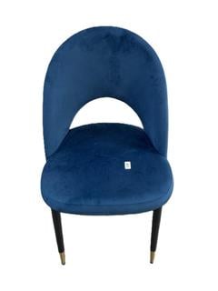 Lot 56  
            Chesterfield SR35 - Collection or Optional Delivery Available 
                
DFS DEEP BLUE DINING CHAIR WITH BLACK AND GOLD LEGS (LOCATION: SR35) (5141FL5A2)